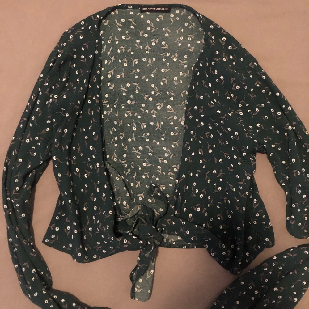 Brandy Melville tie front top